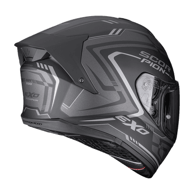Moto přilba SCORPION EXO-530 AIR SLOPE matná černo/stříbrná 2