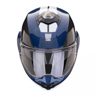 Moto přilba SCORPION EXO-TECH EVO TEAM modro/černo/bílá 2