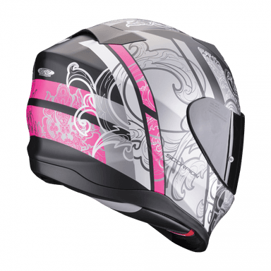 Moto přilba SCORPION EXO-520 EVO AIR FASTA matná černo/stříbrno/růžová 3