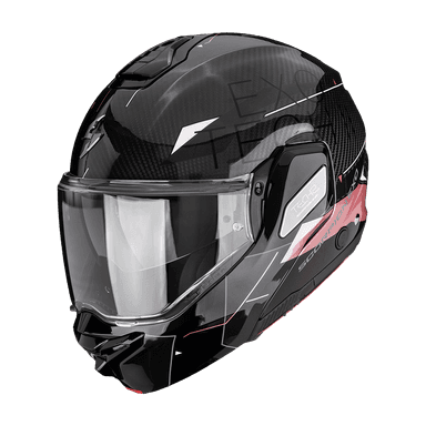 Moto přilba SCORPION EXO-TECH II CARBON VIATOR černo/růžová 4