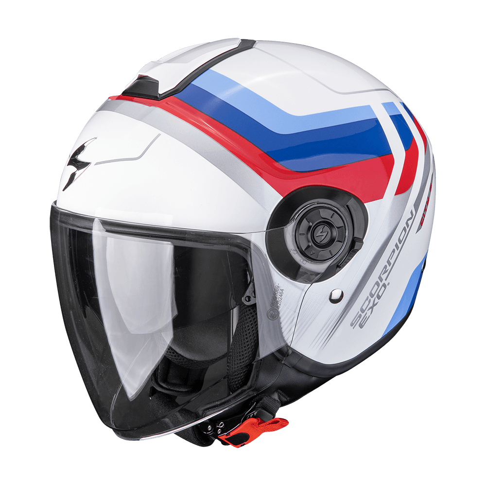 Moto přilba SCORPION EXO-CITY II SPORT bílo/modro/červená