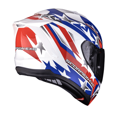 Moto přilba SCORPION EXO-1500 AIR ETOILE bílo/modro/červená 2