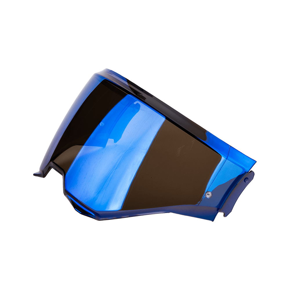 Plexi SCORPION EXO-TECH/CARBON zrcadlové modré KDF18-1