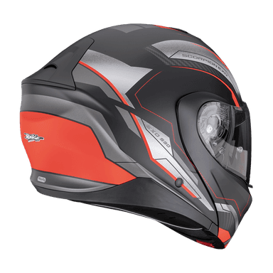 Moto přilba SCORPION EXO-930 EVO SPACE matná černo/stříbrno/červená 2