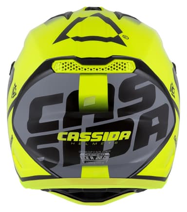 Dětská moto přilba CASSIDA Cross Cup 2 Napa Junior fluo žluto/černo/šedá perleť 4