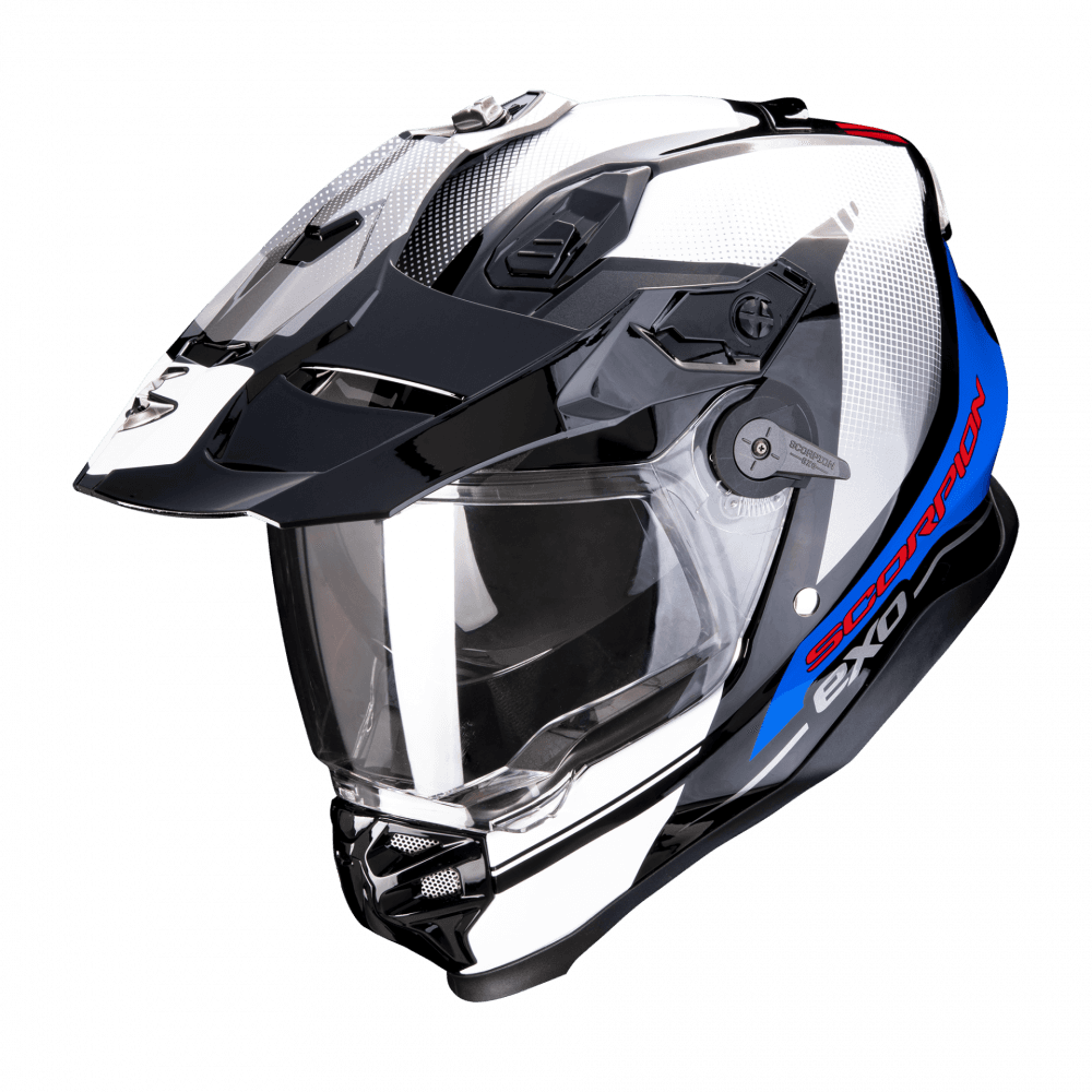 Moto přilba SCORPION ADF-9000 AIR TRAIL černo/modro/bílá