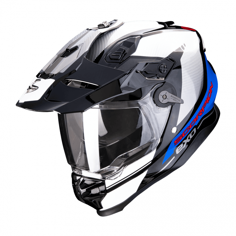 Moto přilba SCORPION ADF-9000 AIR TRAIL černo/modro/bílá