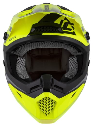 Dětská moto přilba CASSIDA Cross Cup 2 Napa Junior fluo žluto/černo/šedá perleť 6