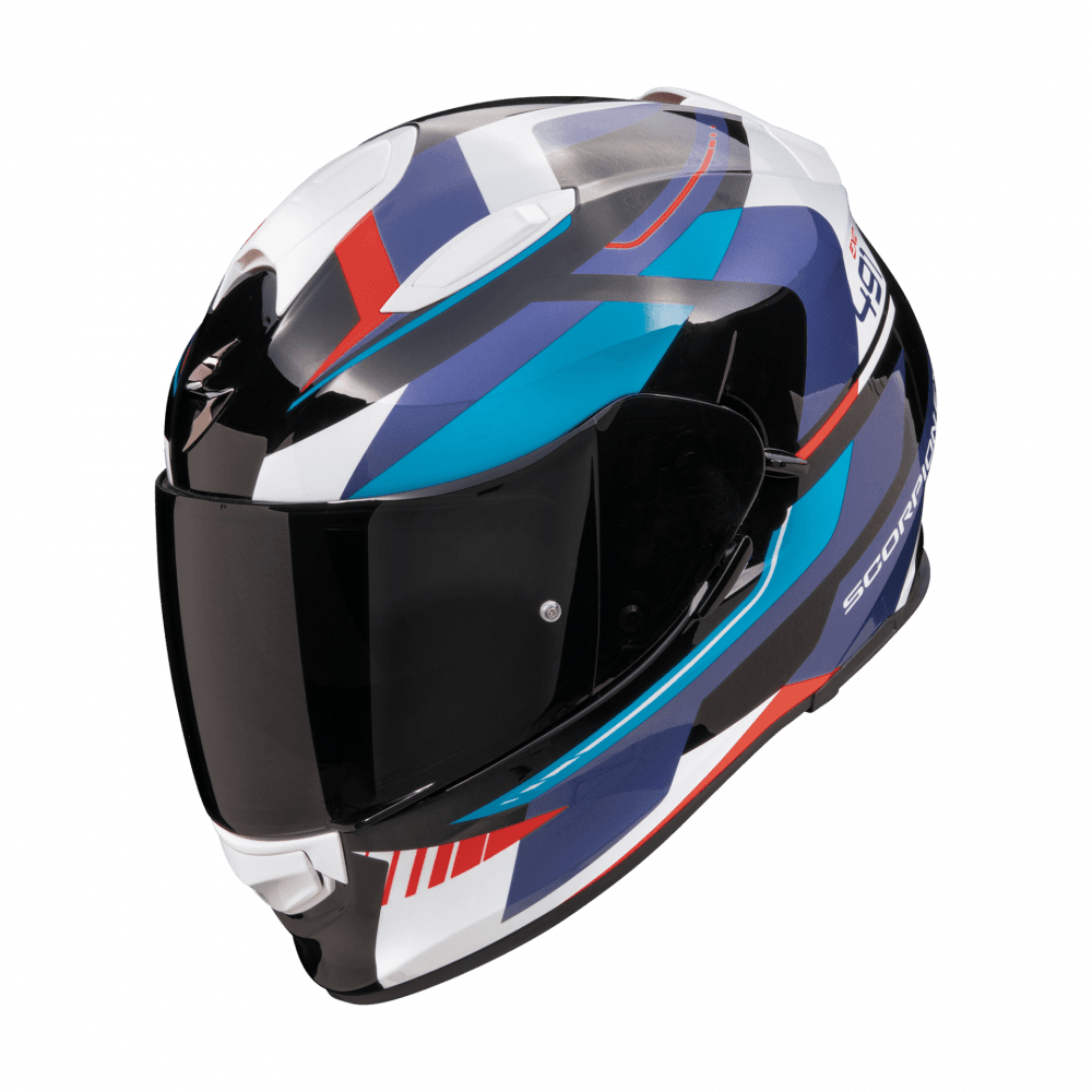 Moto přilba SCORPION EXO-491 ABILIS černo/modro/červená