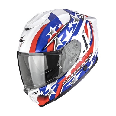 Moto přilba SCORPION EXO-1500 AIR ETOILE bílo/modro/červená 3