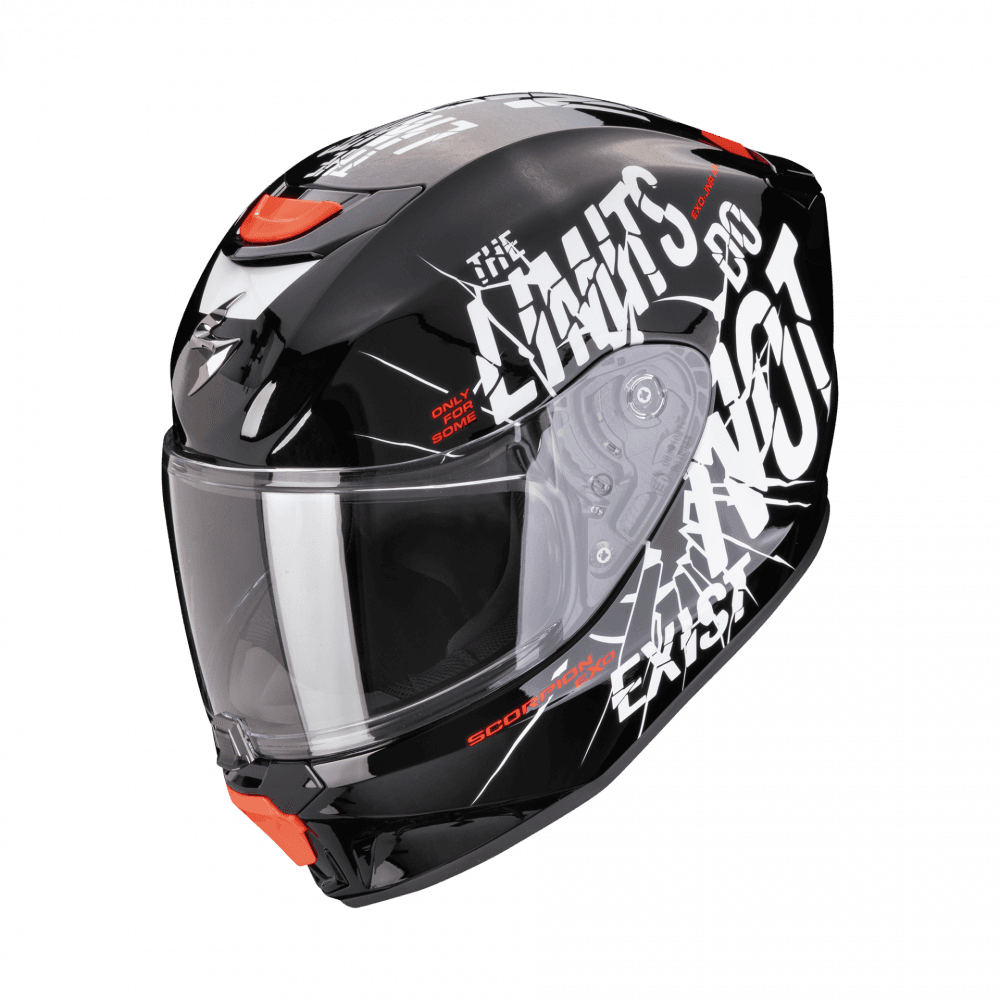 Dětská moto přilba SCORPION EXO-JNR AIR BOUM černo/bílá