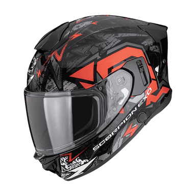 Moto přilba SCORPION EXO-530 AIR METEOR černo/stříbrno/červená 3