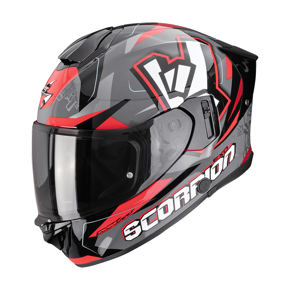 Moto přilba SCORPION EXO-530 AIR ROK šedo/černo/červená