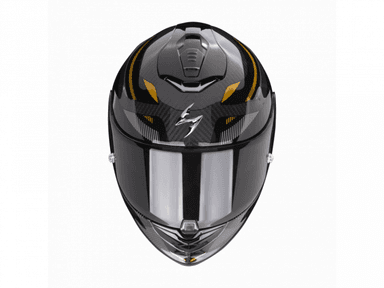 Moto přilba SCORPION EXO-1400 EVO CARBON AIR KYDRA černo/zlatá 2