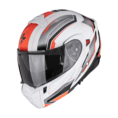 Moto přilba SCORPION EXO-930 EVO SPACE bílo/stříbrno/červená 2