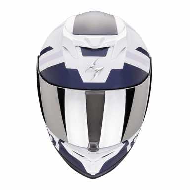Moto přilba SCORPION EXO-520 EVO AIR BANSHEE matná bílo/modro/fialová 2