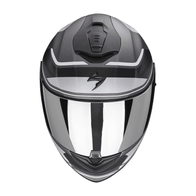 Moto přilba SCORPION EXO-1400 EVO AIR VITTORIA matná stříbrno/bílá 2