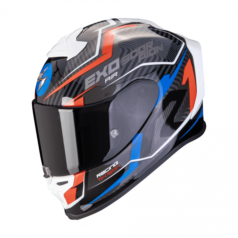 Moto přilba SCORPION EXO-R1 EVO AIR COUP černo/červeno/modrá