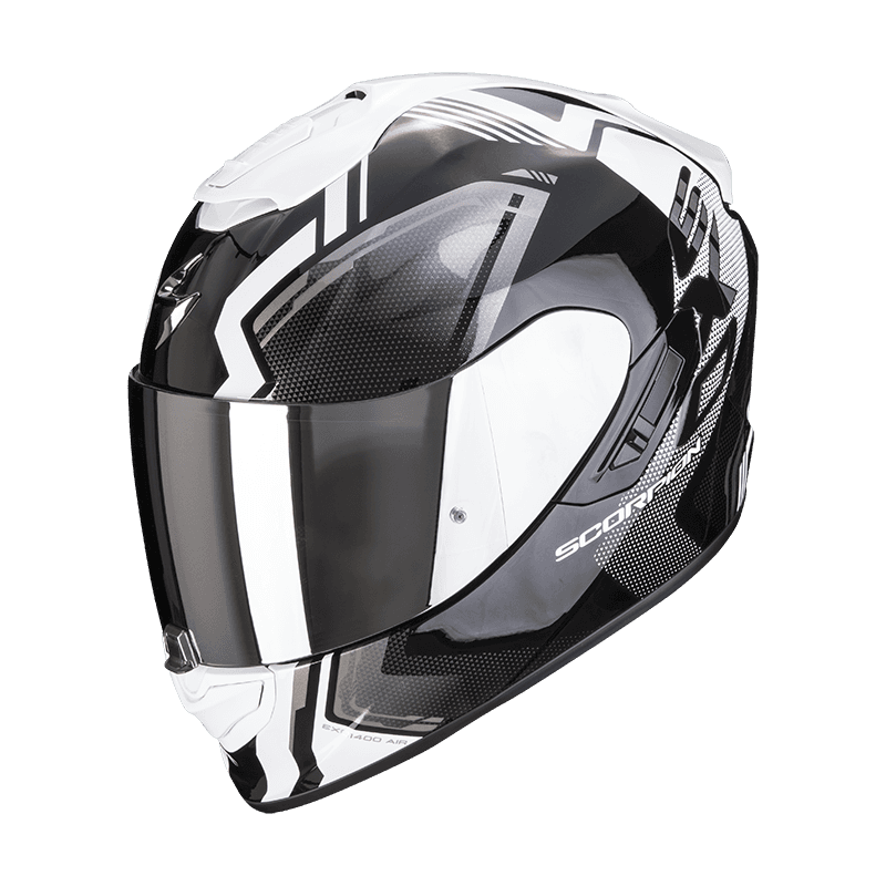 Moto přilba SCORPION EXO-1400 AIR CORSA černo/bílá