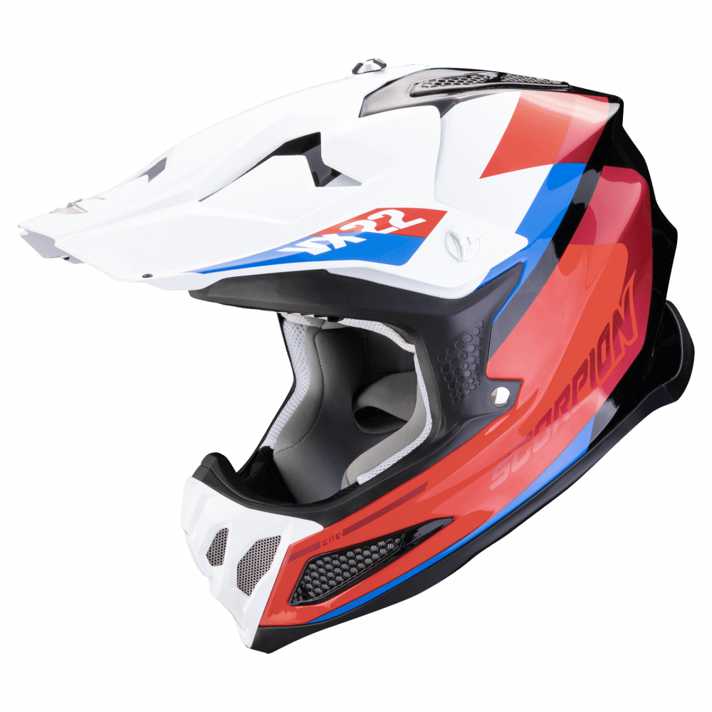 Moto přilba SCORPION VX-22 AIR BETA černo/červeno/bílá