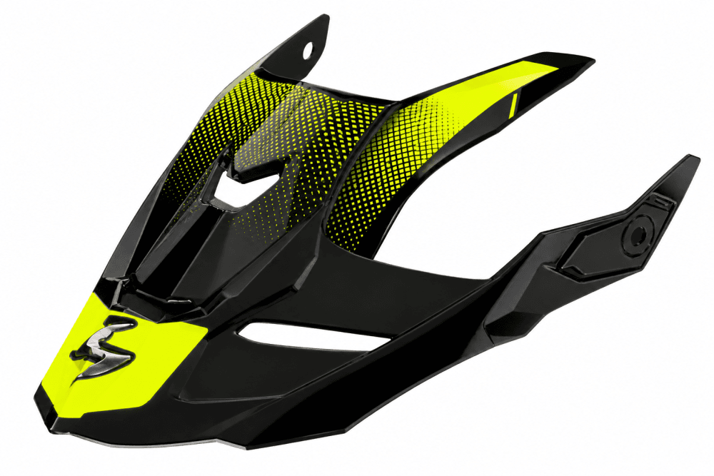 Kšilt SCORPION ADF-9000 AIR TRAIL černo/fluo žlutý