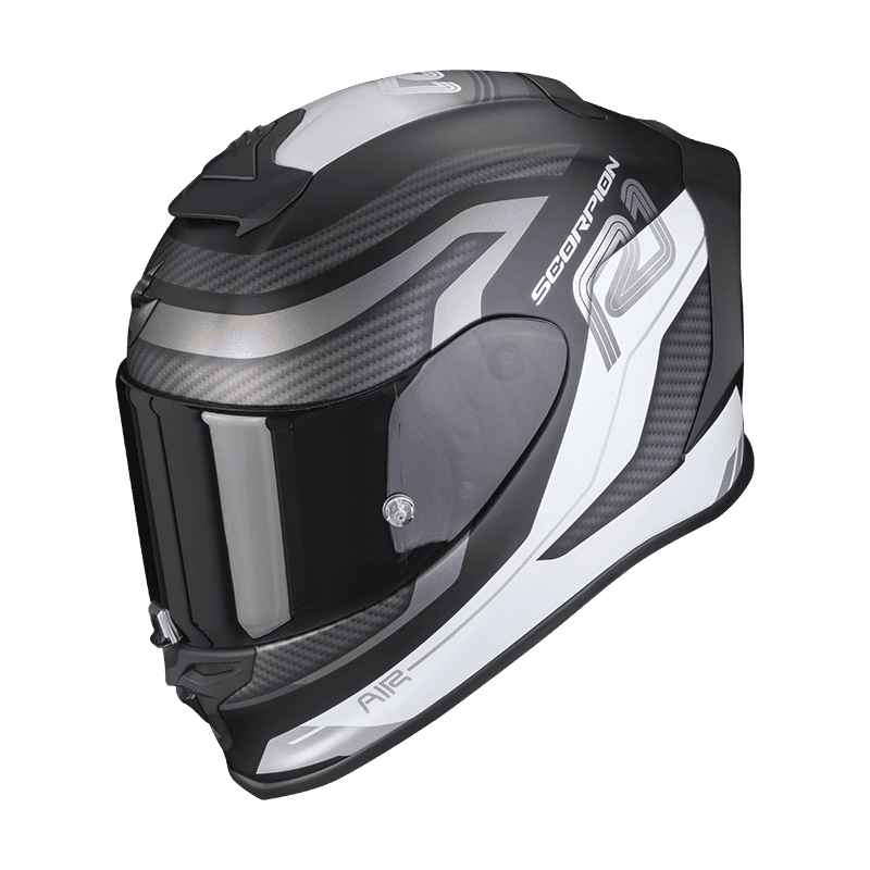 Moto přilba SCORPION EXO-R1 AIR VATIS matná černo/bílá