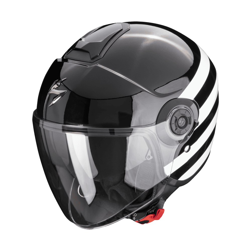 Moto přilba SCORPION EXO-CITY II BEE černo/bílá