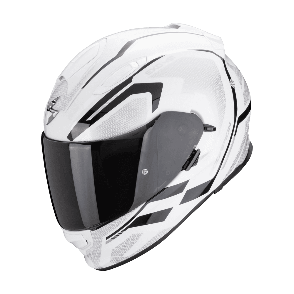 Moto přilba SCORPION EXO-491 KRIPTA bílo/černá