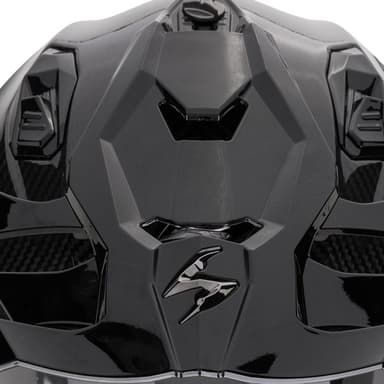 Moto přilba SCORPION ADF-9000 CARBON AIR solid černá 6