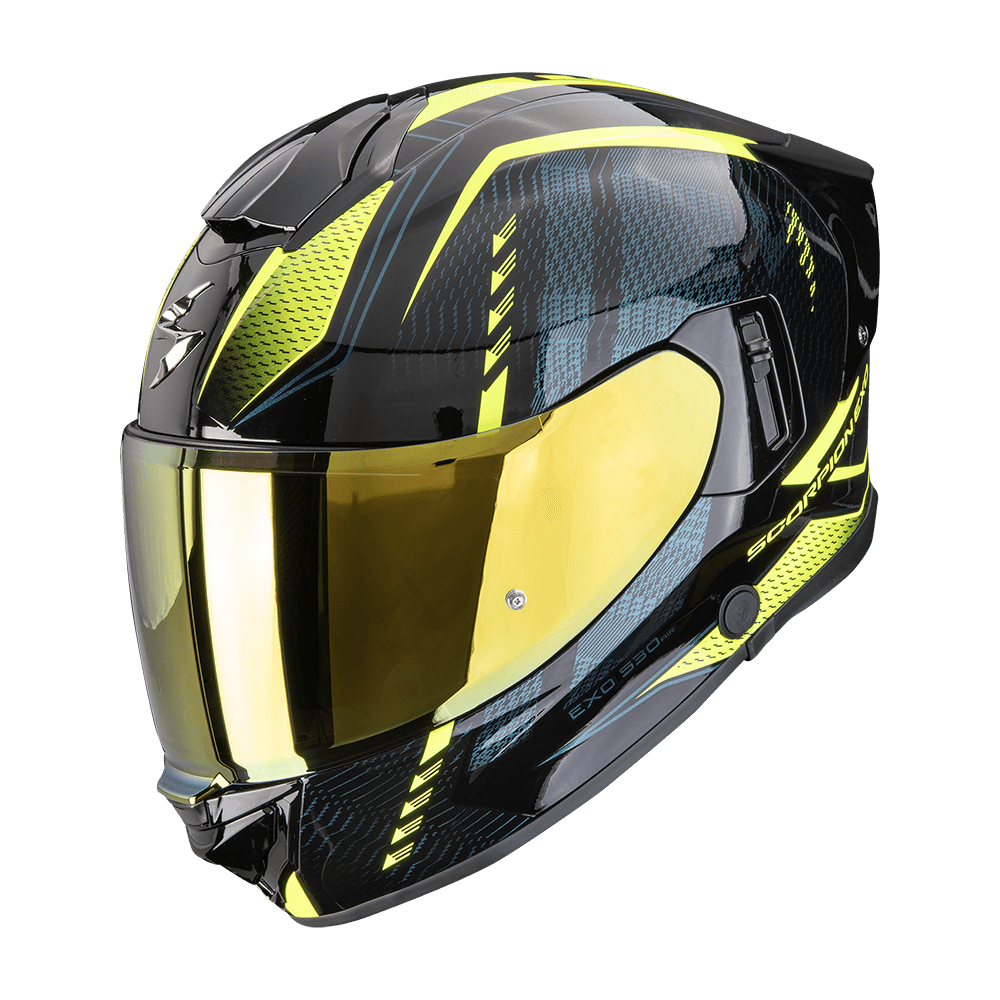 Moto přilba SCORPION EXO-530 AIR THERAS černo/neonově žlutá