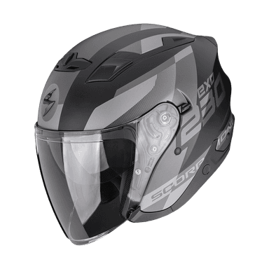 Moto přilba SCORPION EXO-230 COMICS matná černo/stříbrná 3