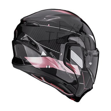 Moto přilba SCORPION EXO-TECH II CARBON VIATOR černo/růžová 2