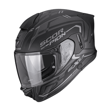 Moto přilba SCORPION EXO-530 AIR SLOPE matná černo/stříbrná 3