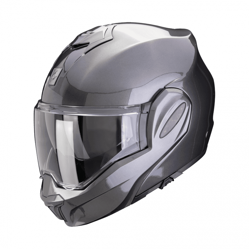 Moto přilba SCORPION EXO-TECH EVO PRO solid metalická šedá