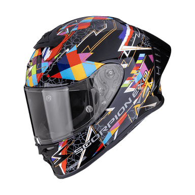 Moto přilba SCORPION EXO-R1 EVO II AIR POULS černo/barevná 3