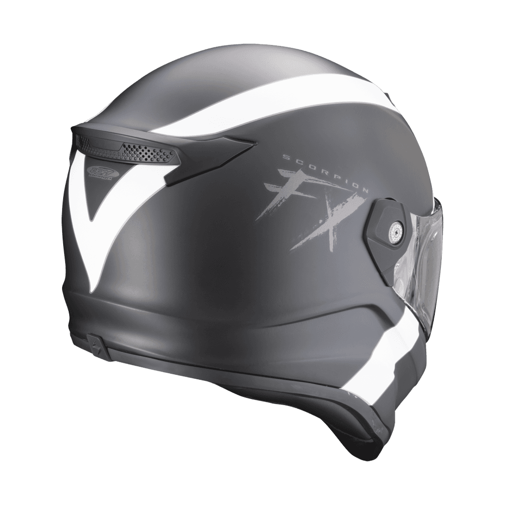 Moto přilba SCORPION COVERT FX GALLUS matná černo/bílá