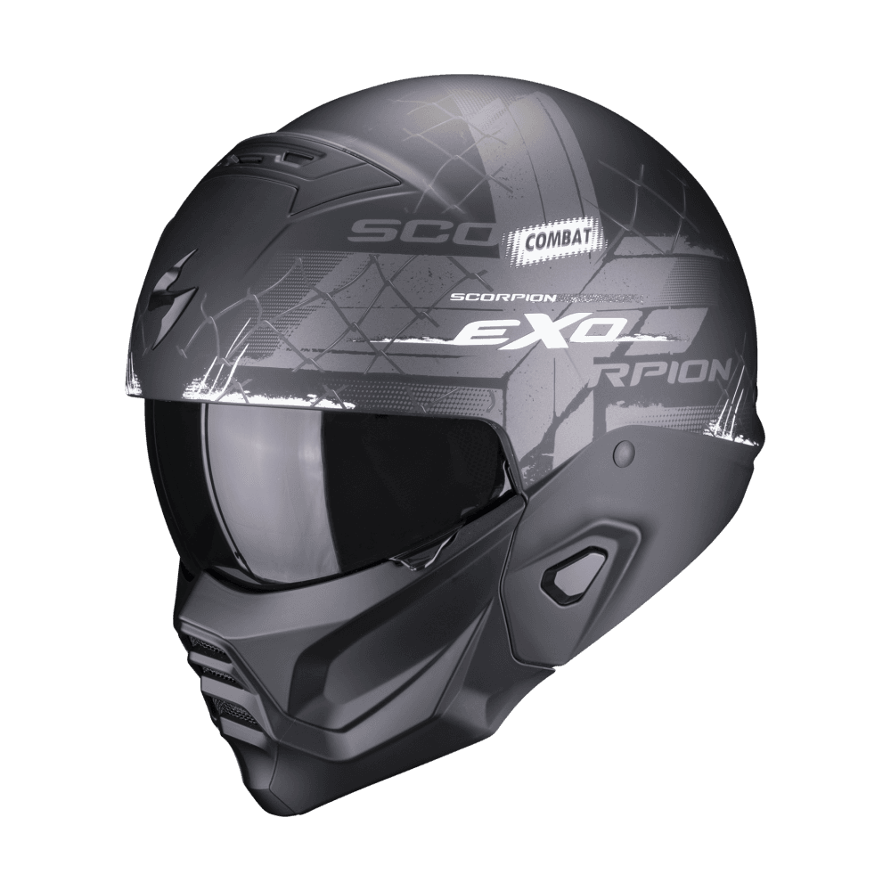 Moto přilba SCORPION EXO-COMBAT II XENON matná černo/bílá