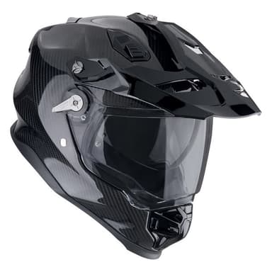 Moto přilba SCORPION ADF-9000 CARBON AIR solid černá 3