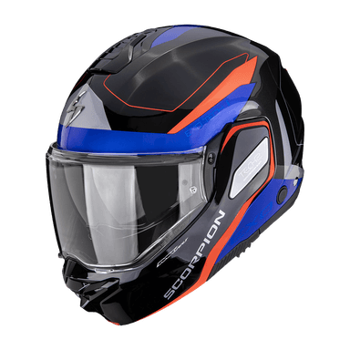 Moto přilba SCORPION EXO-TECH II PASSAGER černo/červeno/modrá 2