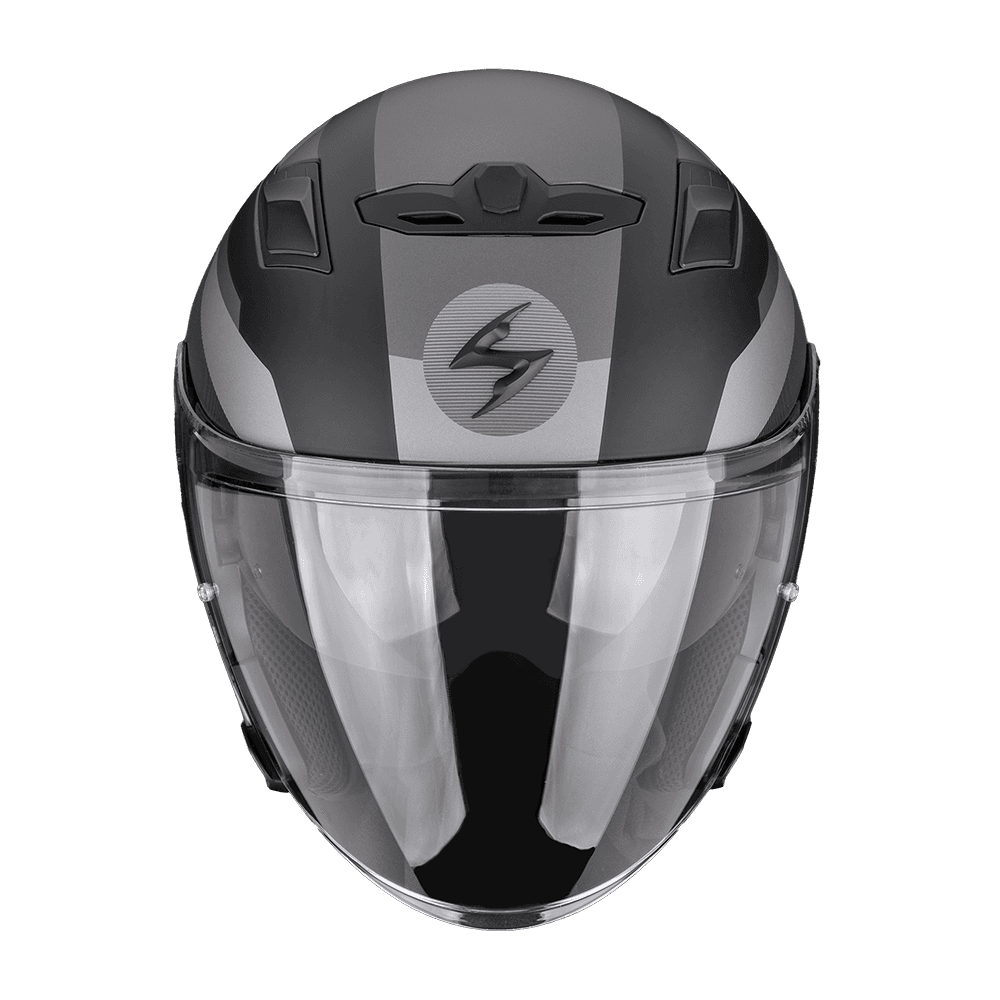 Moto přilba SCORPION EXO-230 COMICS matná černo/stříbrná