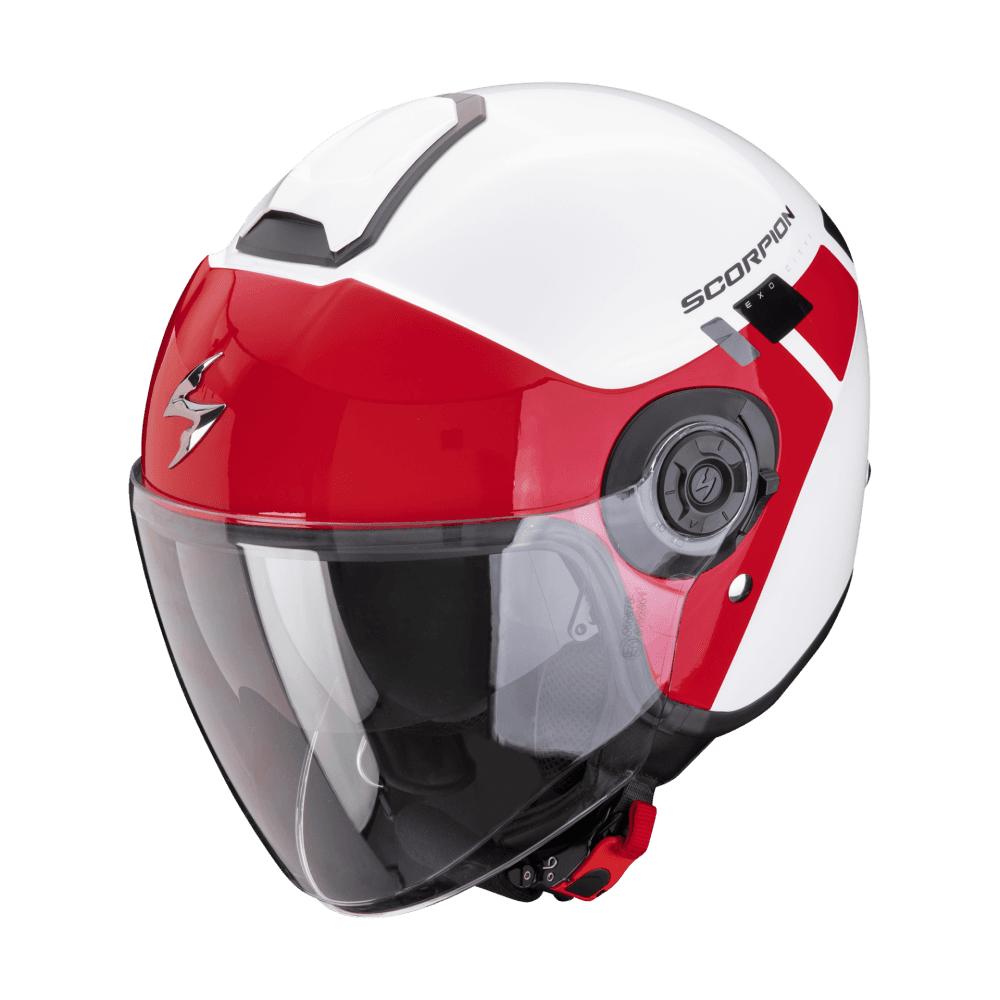 Moto přilba SCORPION EXO-CITY II MALL bílo/červená