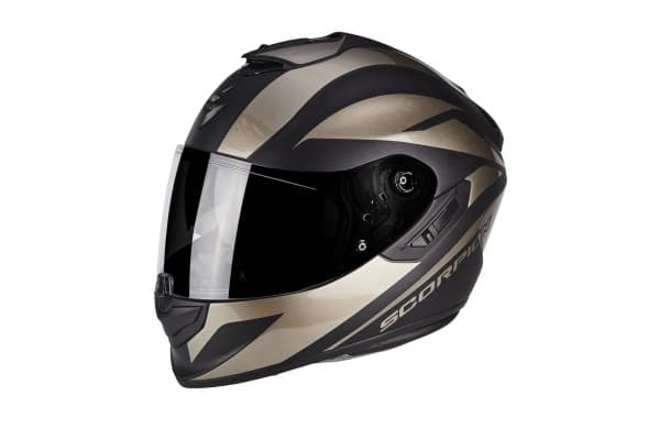 Moto přilba SCORPION EXO-1400 AIR FREEWAY II černo/titanová matná