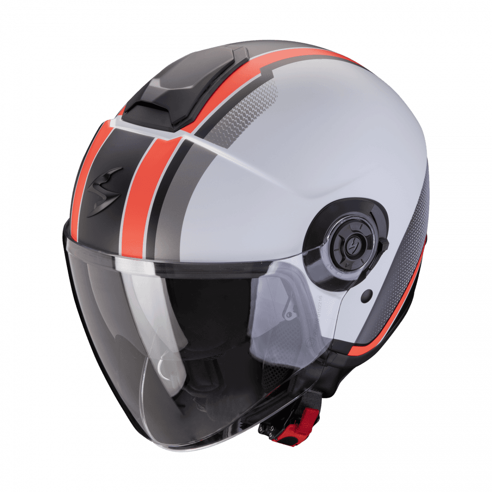 Moto přilba SCORPION EXO-CITY II VEL matná šedo/červená