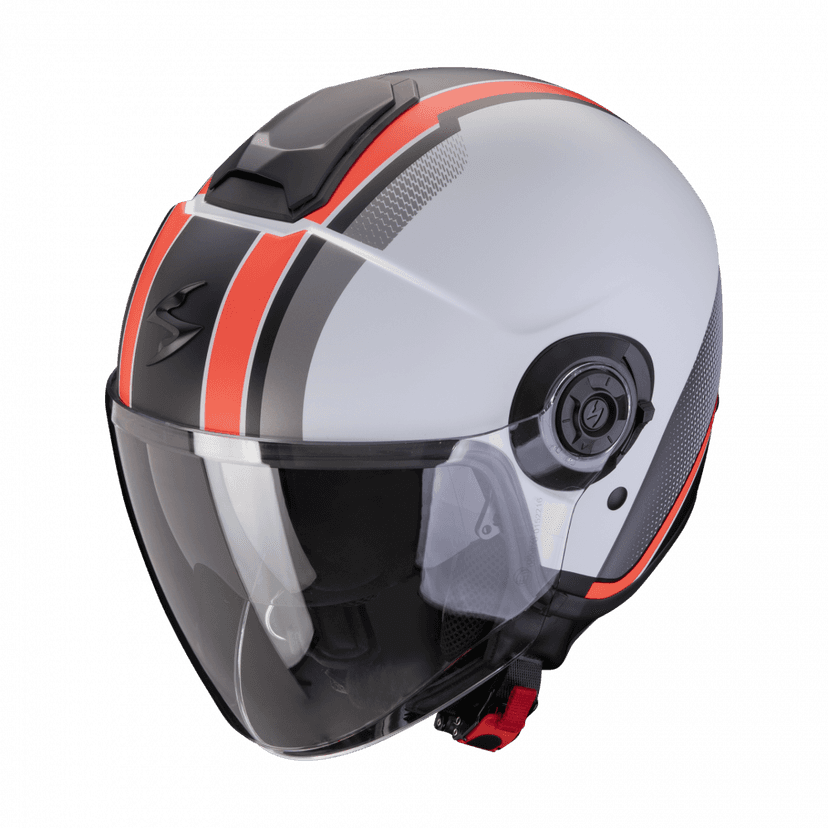Moto přilba SCORPION EXO-CITY II VEL matná šedo/červená