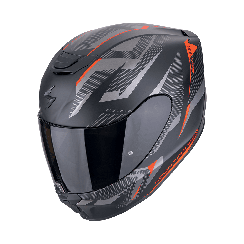 Moto přilba SCORPION EXO-391 AAXO matná černo/červená