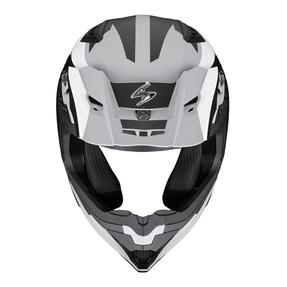 Moto přilba SCORPION SMX-10 SPEED matná šedo/černo/bílá