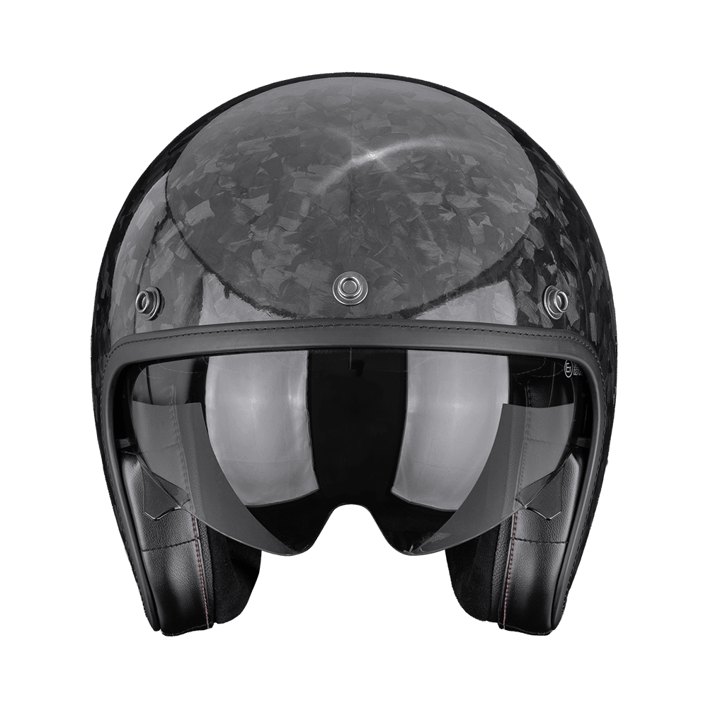 Moto přilba SCORPION BELFAST II CARBON ONYX černá