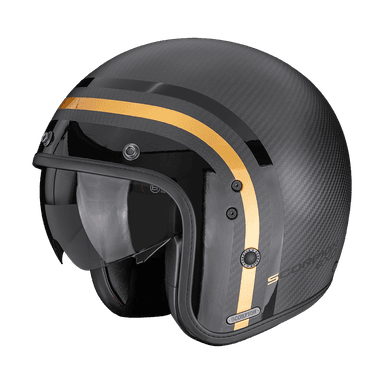 Moto přilba SCORPION BELFAST II CARBON REGAL matná černo/zlatá 3